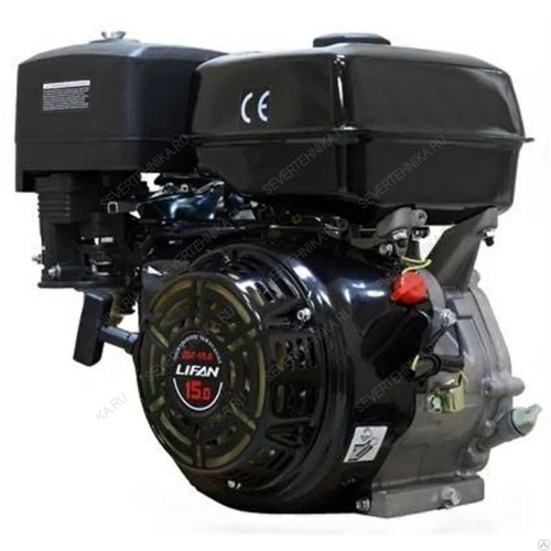 Двигатель LIFAN 15 л.с. 4Т, 25 мм, с кат./осв. 12В18А216ВТ