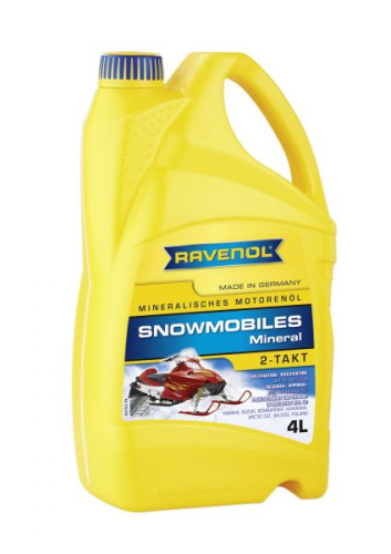 Масло RAVENOL Snowmobiles 2T (минеральное) 4л.