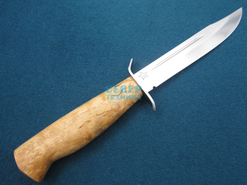 Нож "Штрафбат" карельская береза, D2 /Златоуст фото 2