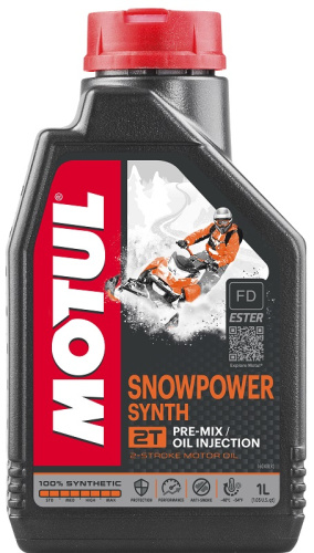 Масло MOTUL Snowpower 2T (синтетика) 1л.