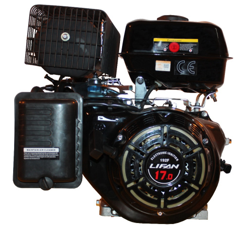 Двигатель LIFAN 17 л.с. 4Т, 25 мм, эл/стартер с кат./осв. 12В3А36ВТ фото 2